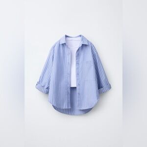 NWT Zara Kids cotton dress shirt
